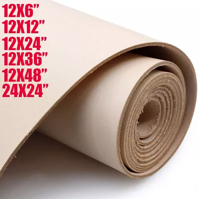 Natural Veg-Tanned Cowhide Tooling Leather Holster Armor 5/6OZ & 8/9OZ  - Image 1 of 4