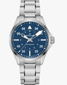 Hamilton Khaki Aviation Pilot Blue Dial Automatic 39mm Watch H76305140 - Picture 1 of 7