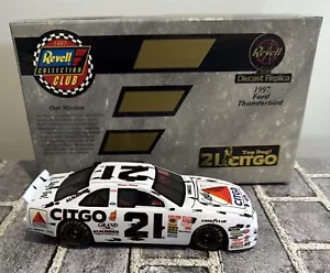 Revell 1/24 Scale Signed 1997 Ford Thunderbird Citgo #21 M.Waltrip NASCAR W/COA - Picture 1 of 15
