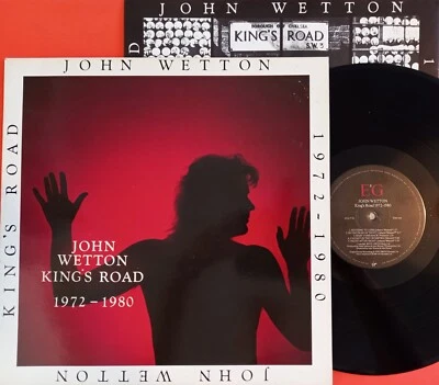 John Wetton - Kings Road 1972-1980 LP 1987 1st UK Press EG EGLP 70 Pic Inner - Image 1 of 4