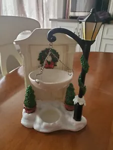 Yankee Candle Holiday Haustür mit Kranz hängend Tarte Wachsbrenner - Bild 1 von 9