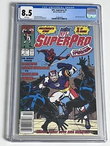 NFL SuperPro #1 CGC 8.5 (1991) 1st solo series of SuperPro - Picture 1 of 2