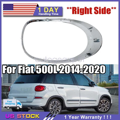Right Side Taillight Lamp Trim Ring Chrome For Fiat 500L 2014-2020 68235996AA - Image 1 of 4