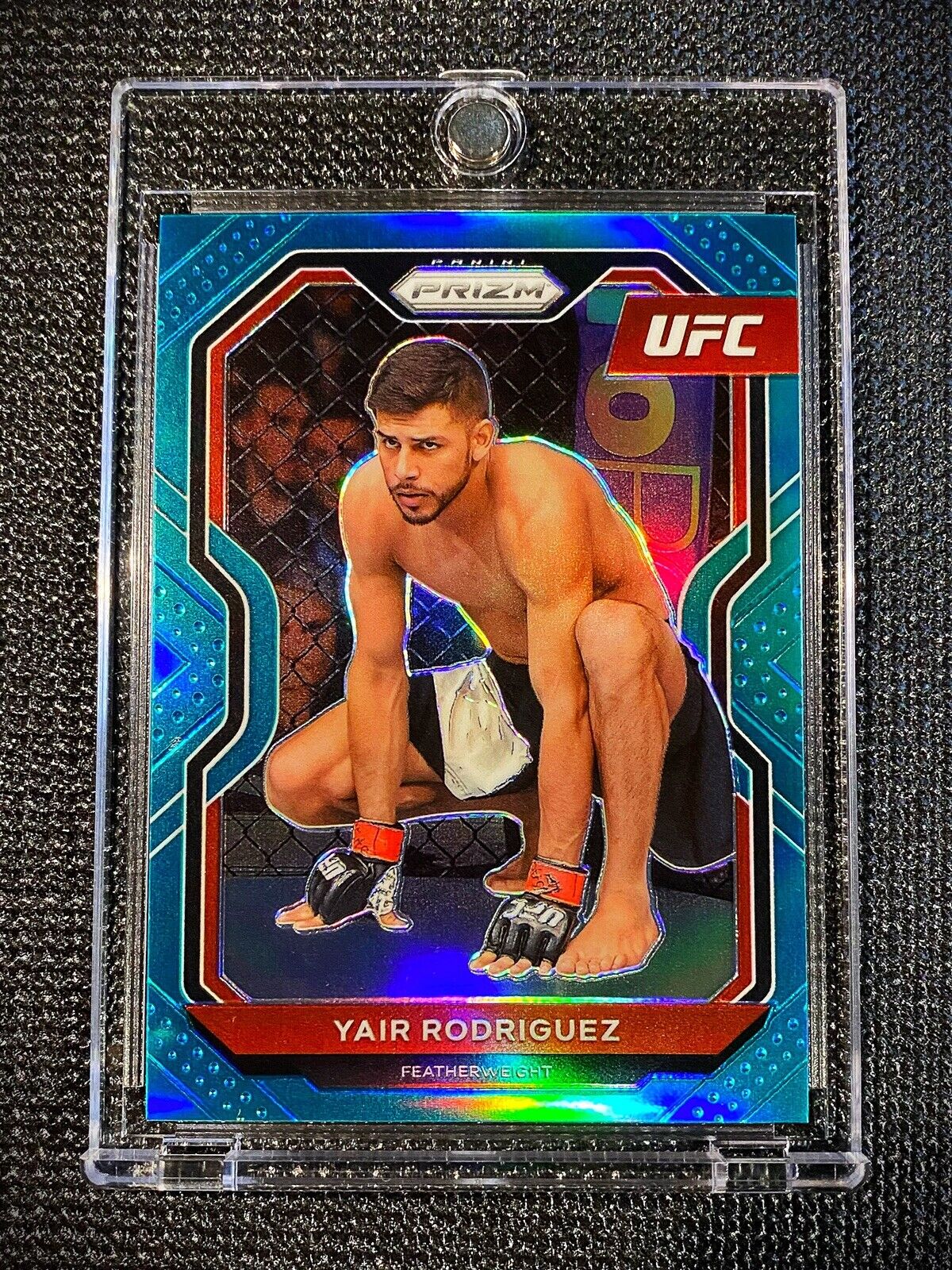 2021 Panini Prizm UFC Yair Rodriguez Teal Prizm 45/49 🇲🇽