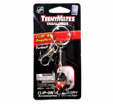 Calgary Flames Teeny Mates Keychain Tag Along Figure NHL Hockey Cover