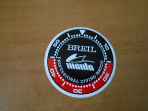 adesivo-sticker-BREIL MANTA professional diving watch-cm.9,5x9,5-sc.11 - Imagen 1 de 1