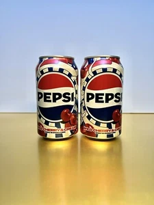 🔵 Nueva Edición Limitada Pepsi Cola Wild Cherry & Cream Soda 12floz (2 Latas) - Imagen 1 de 2