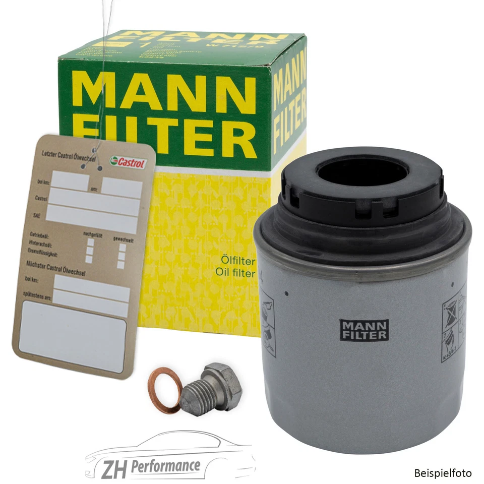 MANN ÖLFILTER+ÖLABLASS-SCHRAUBE FÜR TOYOTA COROLLA E12 1.4 1.6 02-07 - Bild 1 von 2