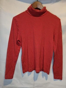 Polo Jeans Vintage Co. Ralph Lauren Manica Lunga Girocollo Donna Medio Rosso - Foto 1 di 6