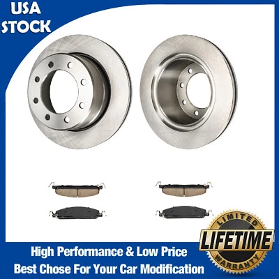 New Rear Brake Rotors Brake Pads for Ram 2500 2011-2018 Dodge Ram 2500 2009-2010 - Изображение 1 из 4