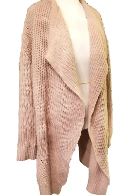  Suéter Cárdigan Largo ~ Rosa Claro Para Mujer M Jones New York Foto 1 de 4