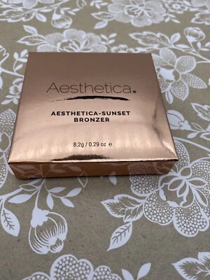 Aesthetica Sunset Bronzer Amber Coppery Beachy Glow Natural Tan 8.2g New In Box - Image 1 of 4
