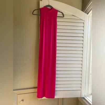 NWT Alix NYC Kerry Open back Body-con midi tank dress in pink Small Summer Beach - Image 1 of 4