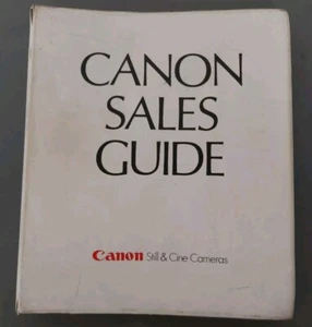 Guide de vente Canon appareil photo cinéma vintage catalogue photographie publicité - Photo 1/10