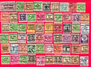 U. S. Precancel Stamps Used With Special Delivery, Double Line &Postage Due 😊 - Picture 1 of 1