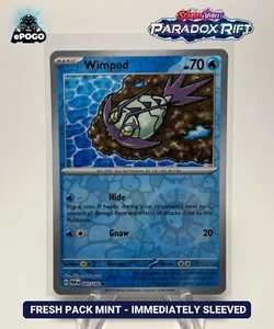 Wimpod 047/182 Reverse Holo Pokemon TCG: Paradox Rift MINT SHIPPED TODAY! - Picture 1 of 2