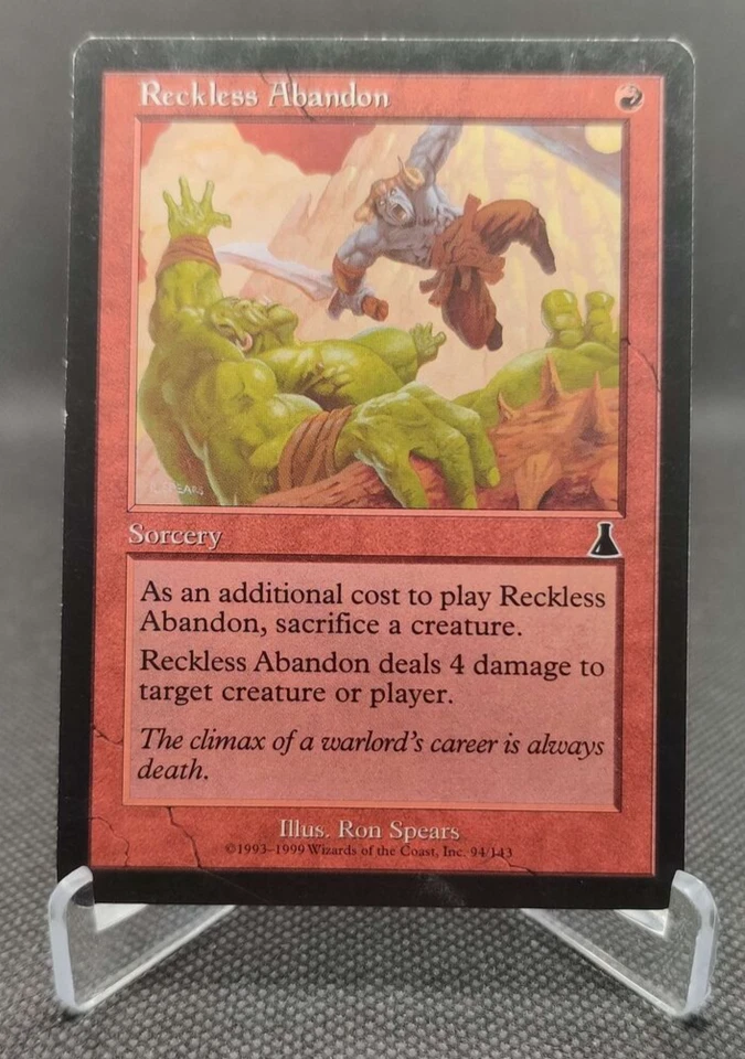 MTG Reckless Abandon Urza's Destiny  Magic The Gathering card - Image 1 of 1
