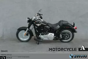 Zytoys 1/6 Scale DieCast Model Bike Heavy Vehicle Motorcycle black New in Box - Picture 1 of 9