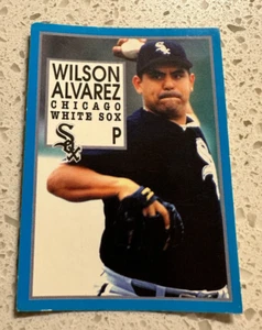1997 Panini venezolanischer Aufkleber Wilson Alvarez seltene Chicago weiße Sox - Bild 1 von 2