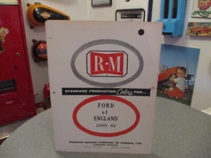PAINT COLOR REFERENCE FORD OF ENGLAND 1960/1961  PAINT CHIPS - Picture 1 of 3