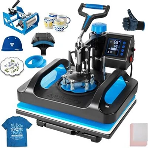 Heat Press Machine 15x12inch Heat Transfer Machine for T-Shirt Press Swing Away - Picture 1 of 9