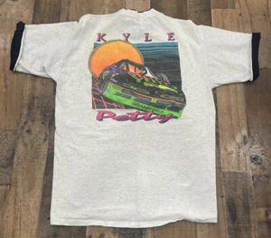 RARE VTG Shirt Kyle Petty Grand Prix Racing T-Shirt Size L/XL Cal Cru USA 1992 - Picture 1 of 9