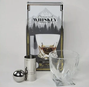 Personalized Whiskey, 3 Piece Whiskey Glass Gift Set  *NEW*  - Picture 1 of 6