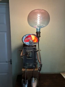 steampunk robot lamp - Picture 1 of 23