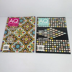2 Lot American Quilter Magazine Projects Techniques 2015 July 2016 March - Picture 1 of 13