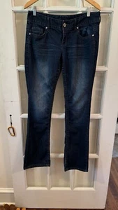 Maurice Jeans Denim Dz 9/10 Junior Recto Negro Encaje Bolsillo Trasero - Imagen 1 de 12