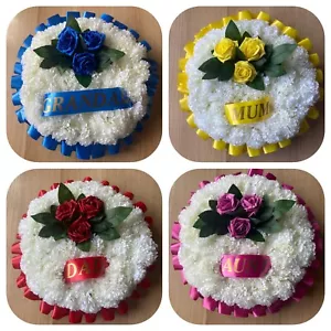 Artificial Funeral/Memorial Posy tributes For Grave various colours - Picture 1 of 9