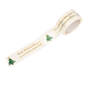 36 Rollen Klebeband Packband Weihnachten Weihnachtsklebeband 50mmx66m Tannenbaum - Bild 1 von 6