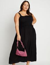 BeMe - Plus Size - Womens Dress -  Shirred Bodice Dobby Dress