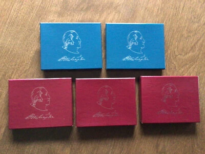 Lot of 5 (3 Proof/2 Unc) 1982 George Washington Half Dollar 90% Silver Commemora - Image 1 of 3