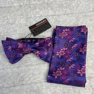 Hisdern Bow Tie and Pocket Square - Picture 1 of 9
