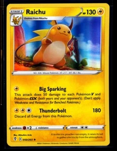 Raichu 50/203 Holo Rare TCG Pokemon NM 0413#187 - Bild 1 von 2