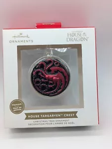2023 Premium Markenzeichen Weihnachtsschmuck Haus des Drachen Targaryen Wappen - Bild 1 von 5