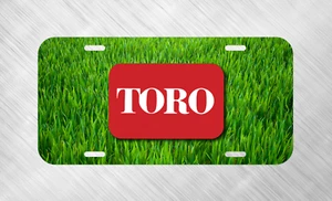 New For Toro Landscaper Mower Zero Turn License Plate Auto Car Tag FREE SHIP - Picture 1 of 1