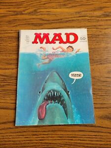 Vintage Mad Magazine January 1976 No 180 Jaws Shark "YECCH!"