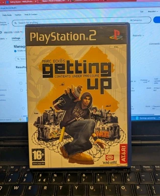 MARC ECKO GET UP CONTENT UNDER PRESSURE GIOCO PS2 COMPLETO DI MANUALE E CD - Immagine 1 di 4