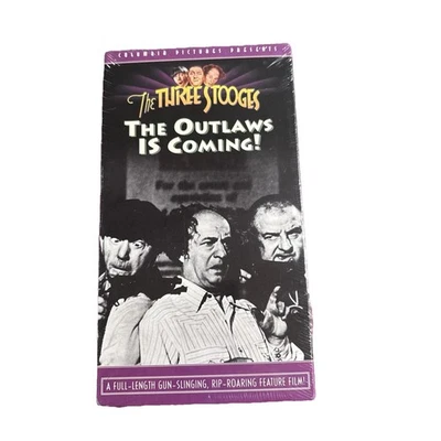 The Three Stooges - The Outlaws Is Coming (VHS, 1995) NEW SEALED  - Image 1 of 3