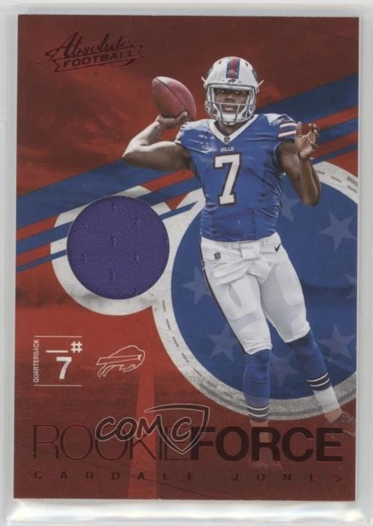 2016 Panini Absolute Rookie Force Materials Red Cardale Jones #4 RC - Image 1 of 2