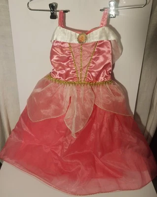 Disney Princesa Aurora Bella Durmiente Niñas Disfraz Juegos con disfraces Vestido de Cumpleaños Foto 1 de 4
