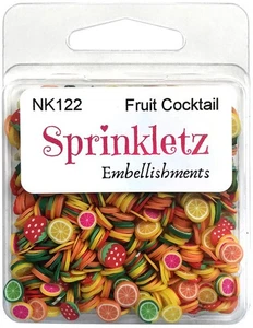 Buttons Galore Sprinkletz Embellishments 12g-Fruit Cocktail - 6 Pack - Picture 1 of 1