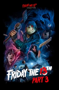 Freitag der 13. Teil 3 1982 Poster 11 x 17" Jason Voorhees Freitag der 13. - Bild 1 von 3