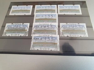 ATM Deutschland, Michel 2.1.1, je 4 Werte (45/55/65/135) xx und mit ESST - Bild 1 von 2