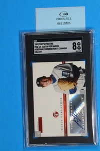 2005 TOPPS PRISTINE PEC-JV JUSTIN VERLANDER RC AUTO SIGNED /497 SGC 8 CARD-513 - Picture 1 of 2