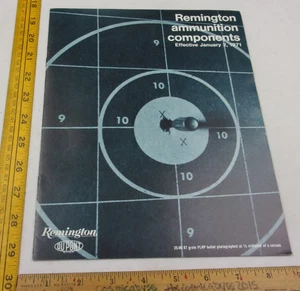 Remington Schusswaffen Munition Komponenten Katalog 1971 - Bild 1 von 4