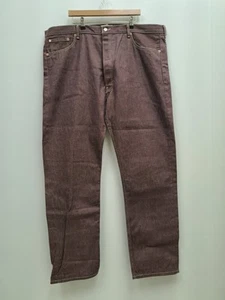 Levi's 501 Button Fly Purple Trousers Size 44w - Picture 1 of 11
