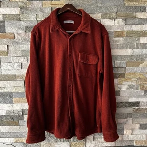 Outerknown Hightide Terry Cloth Snap Up Shirt Organic Large Rust - Bild 1 von 7